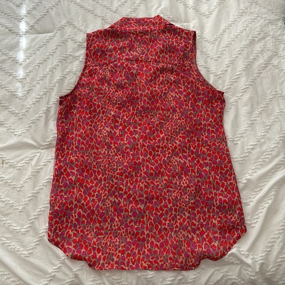 Cabi blouse, red print, size Medium - Picture 2 of 3